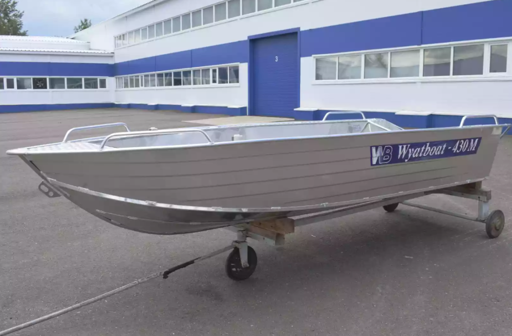 Алюминиевая лодка  Wyatboat-430М в Долгопрудном