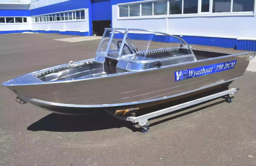 Алюминиевая лодка Wyatboat-390 DCM в Долгопрудном