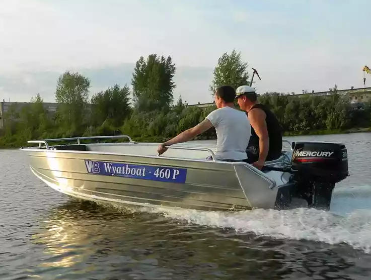 Алюминиевая лодка Wyatboat-460 P в Долгопрудном