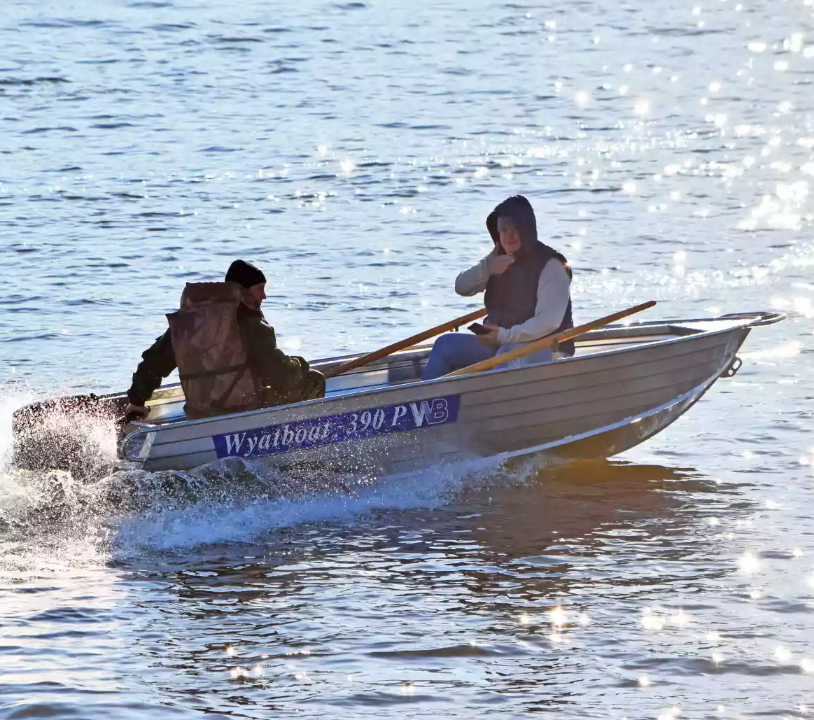Алюминиевая лодка Wyatboat-390 P в Долгопрудном