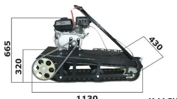 Мотобуксировщик XTREME-MOTORS "Конек-Горбунок" 6.5 л.с. в Долгопрудном