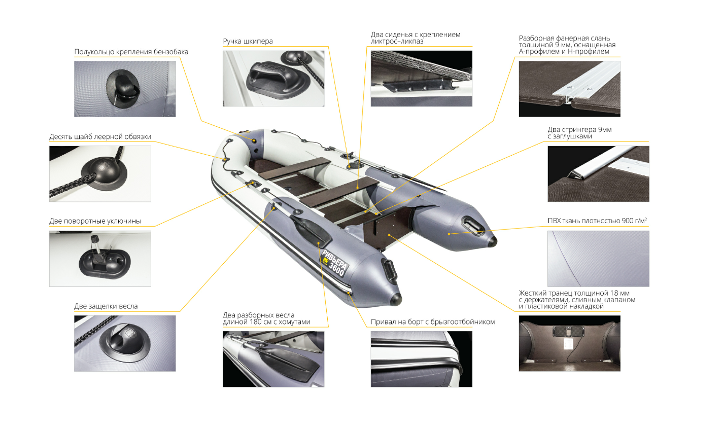 Лодка Ривьера Компакт 2900 СК в Долгопрудном