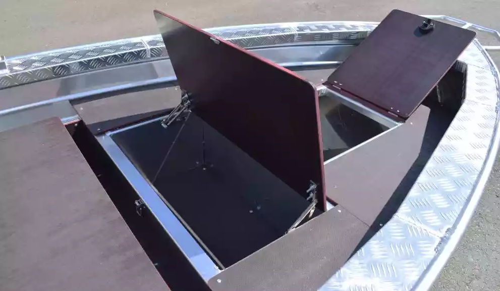 Алюминиевая лодка Wyatboat-390Р Fish в Долгопрудном