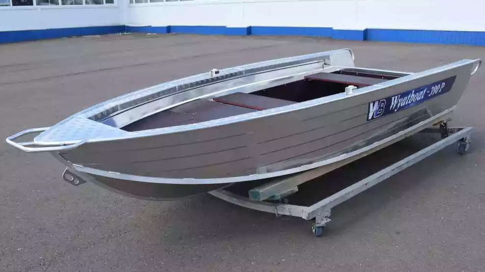 Алюминиевая лодка Wyatboat-390Р Fish в Долгопрудном