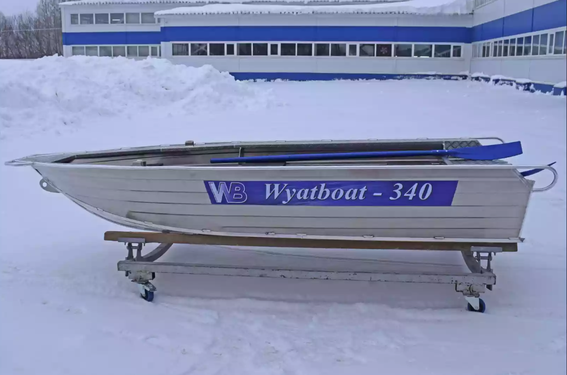 Алюминиевая лодка Wyatboat-340 Р в Долгопрудном