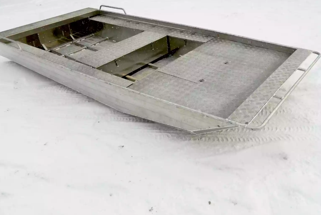 Алюминиевая лодка Wyatboat-390 Jonboat в Долгопрудном