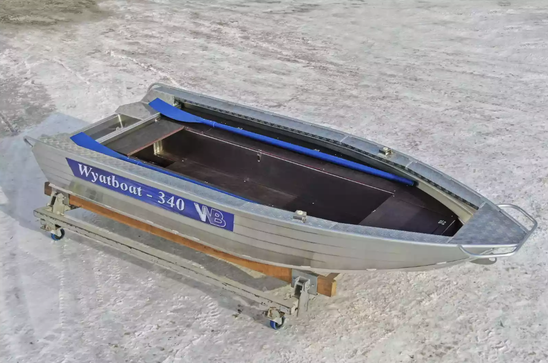 Алюминиевая лодка Wyatboat-340 РМ в Долгопрудном