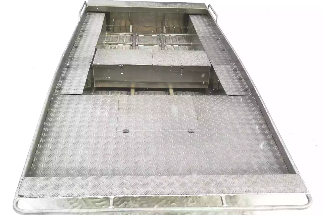 Алюминиевая лодка Wyatboat-390 Jonboat в Долгопрудном