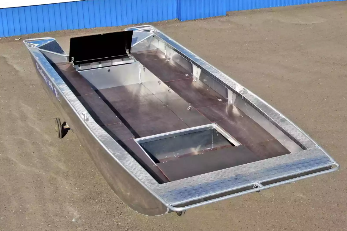 Алюминиевая лодка Wyatboat-490 Jonboat в Долгопрудном
