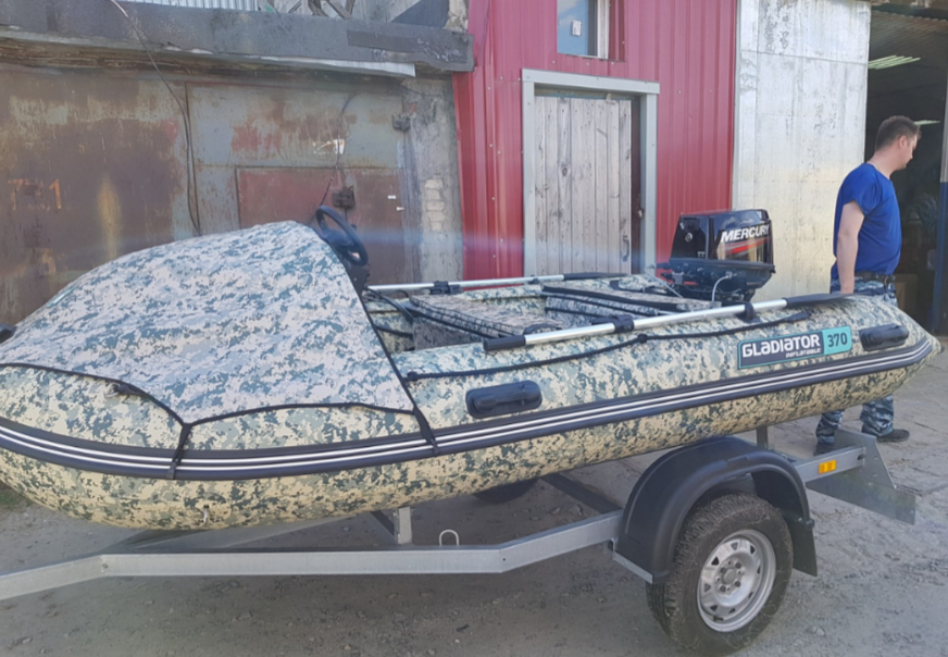 НАДУВНАЯ ЛОДКА GLADIATOR C370AL в Долгопрудном
