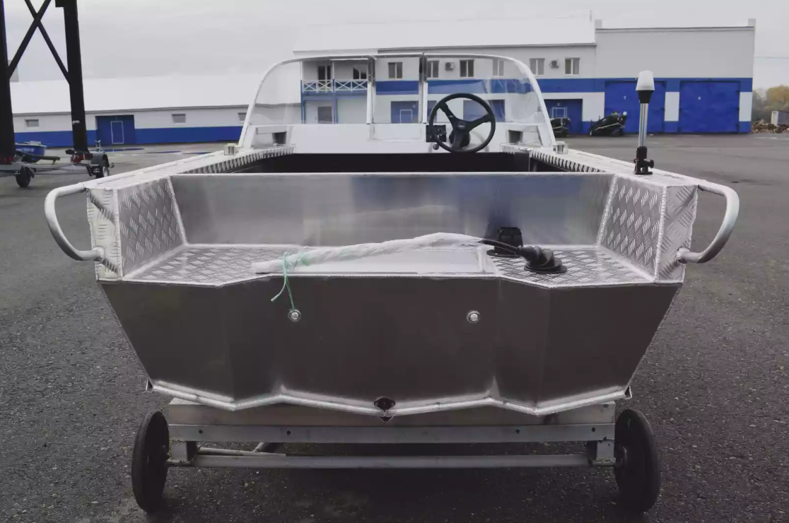 Алюминиевая лодка Wyatboat-390 Pro в Долгопрудном