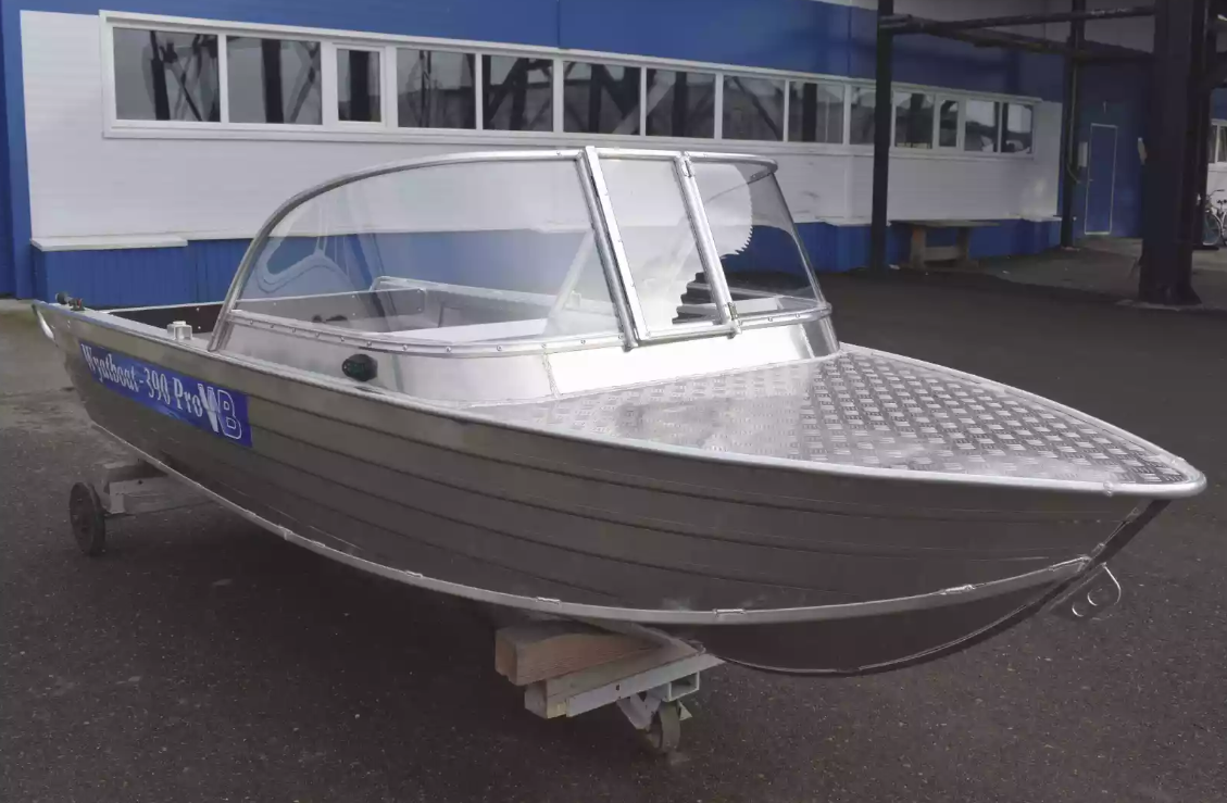 Алюминиевая лодка Wyatboat-390 Pro в Долгопрудном