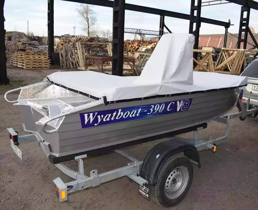 Алюминиевая лодка Wyatboat-390 C в Долгопрудном