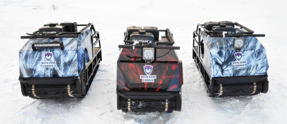 Мотобуксировщик Irondog (Железная собака) M500 20  Камуфляж Охотник в Долгопрудном