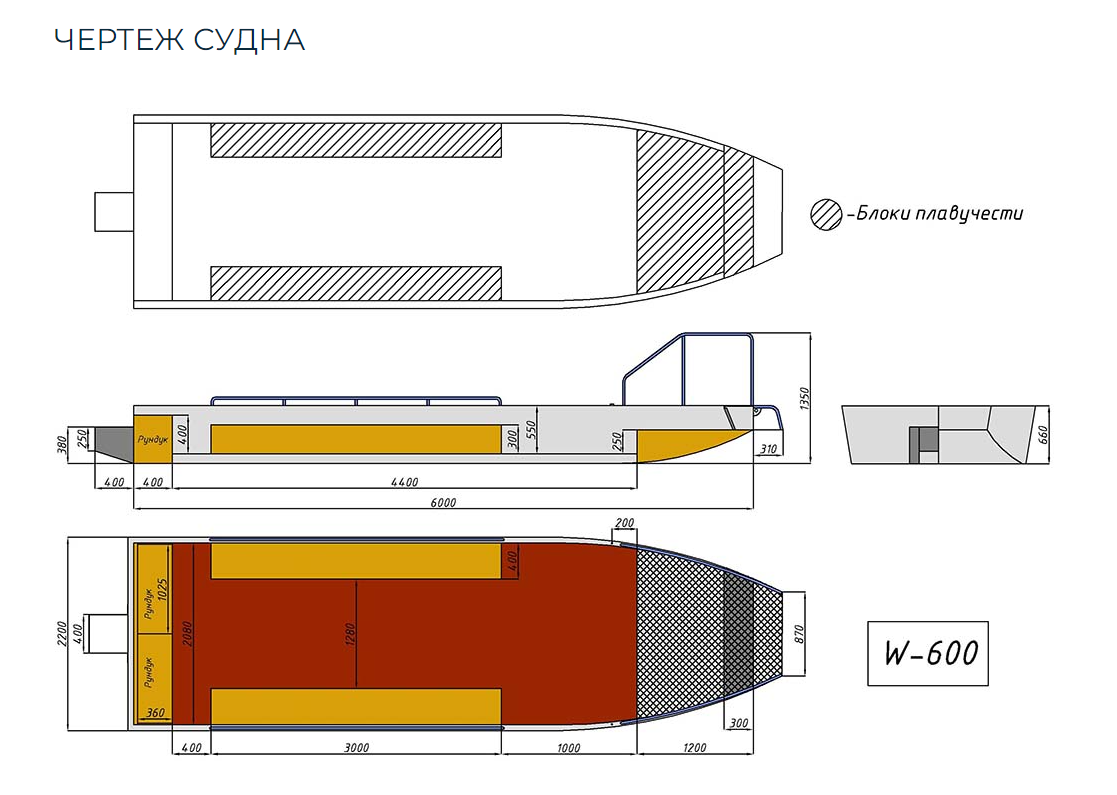 Алюминиевая лодка Wyatboat-600 в Долгопрудном