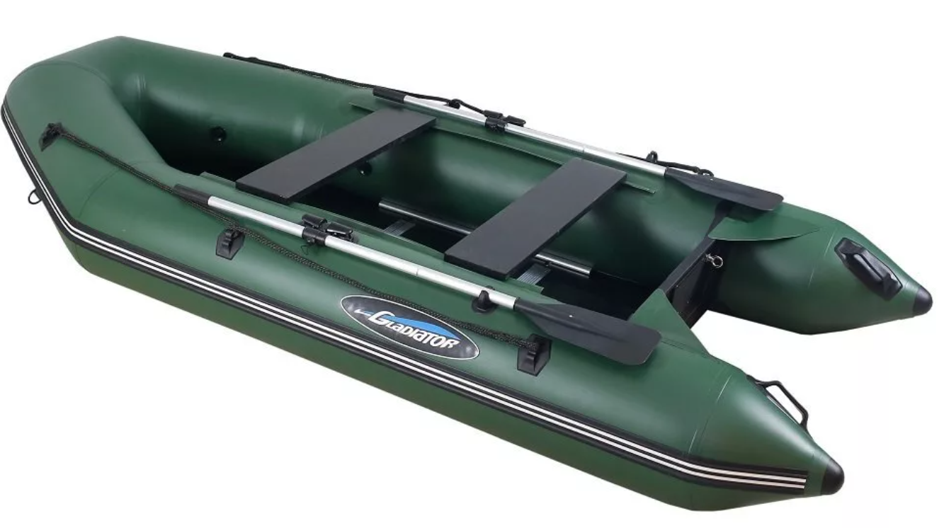 МОТОРНО-ГРЕБНАЯ ЛОДКА ПВХ GLADIATOR A 280 ТК С ФАНЕРНЫМ ДНОМ в Долгопрудном