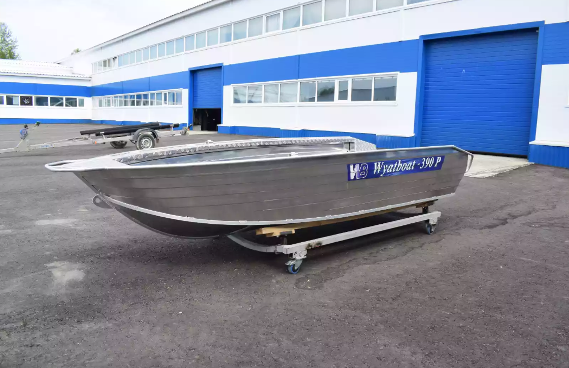 Алюминиевая лодка Wyatboat-390Р Увеличенный борт в Долгопрудном