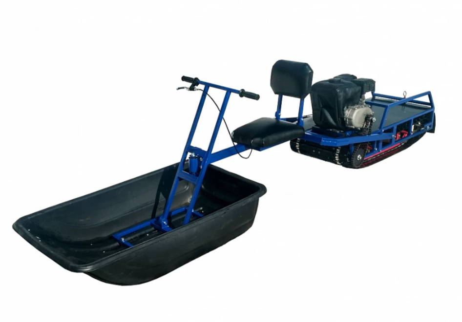 Мотобуксировщик толкач Альбатрос-XL8 с модулем. С фарой, тележки в Долгопрудном