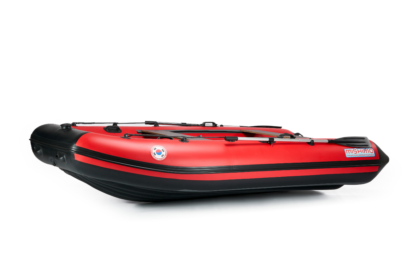 КОМПЛЕКТ ЛОДКА MISHIMO RAPID 380 PRO+ ЛОДОЧНЫЙ МОТОР MARLIN MP 9.9 (20) AMHS PROLINE FORCE в Долгопрудном