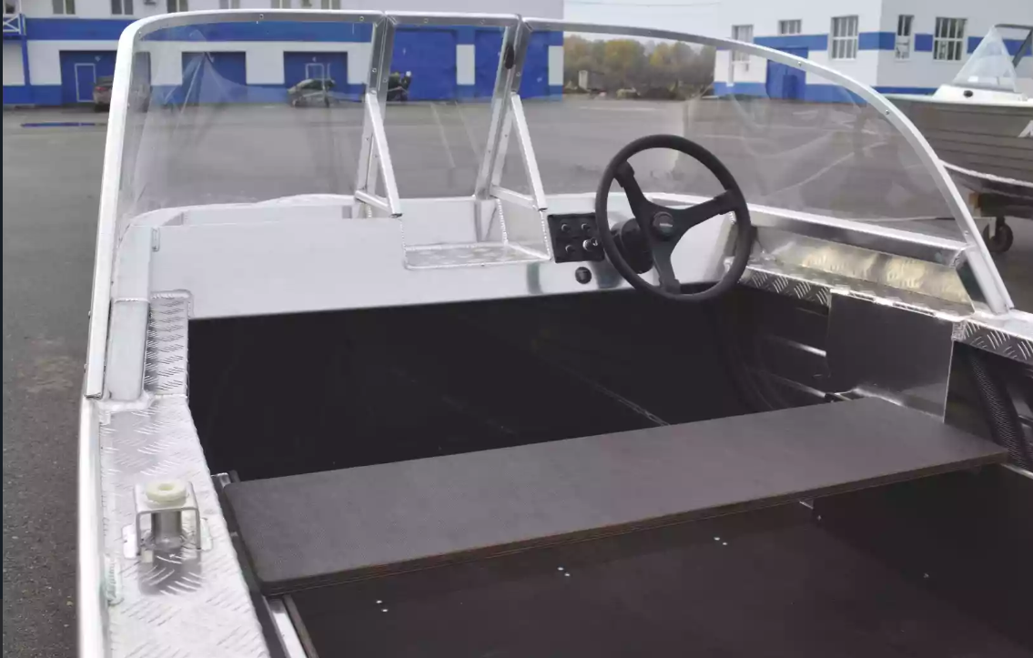 Алюминиевая лодка Wyatboat-390 Pro в Долгопрудном