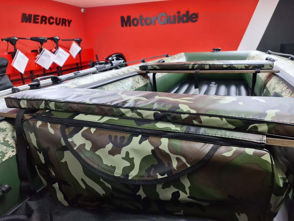 КОМПЛЕКТ МЯГКИХ НАКЛАДОК С СУМКОЙ ДЛЯ ЛОДОК 105Х20 КАМУФЛЯЖ в Долгопрудном