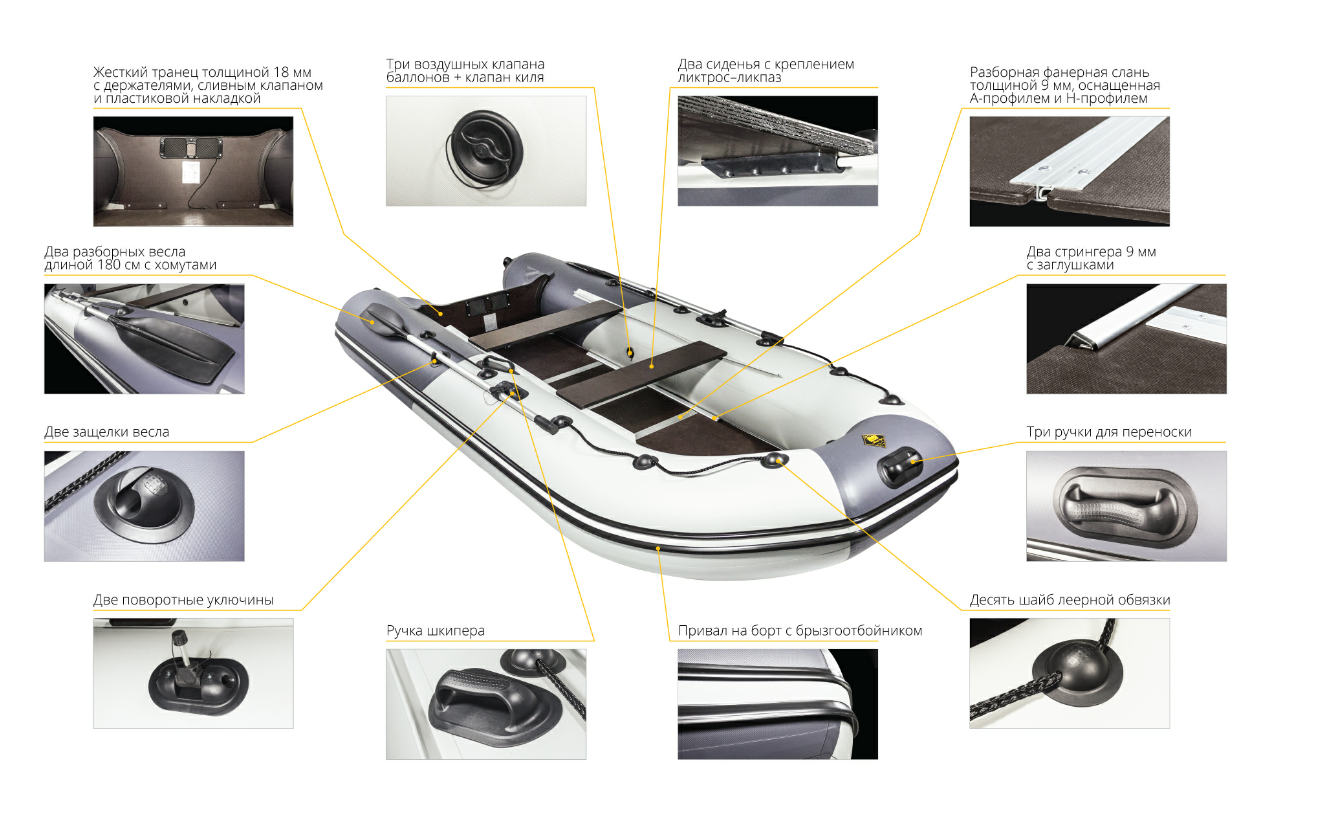 Лодка Ривьера Компакт 3600 СК в Долгопрудном
