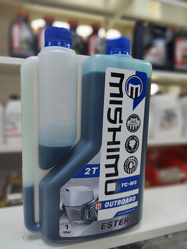 Масло MISHIMO 2T OUTBOARD (ESTER) полусинтетика 1 л в Долгопрудном