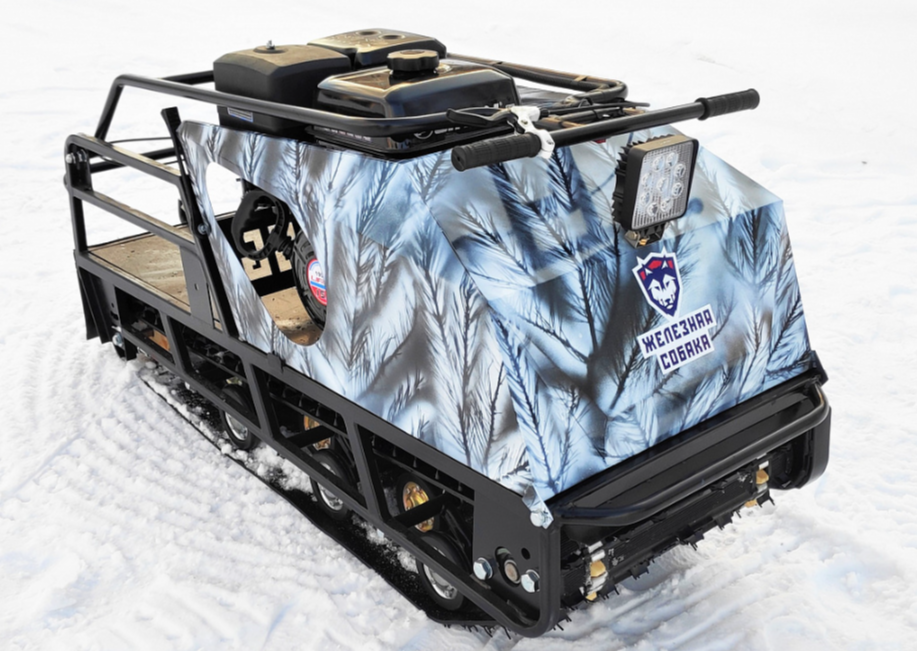 Мотобуксировщик Irondog (Железная собака) M500 20  Камуфляж Охотник в Долгопрудном