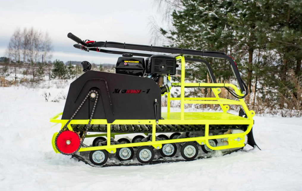 Мотобуксировщик Бурлак ХОЗЯИН-1 (капот металл) в Долгопрудном