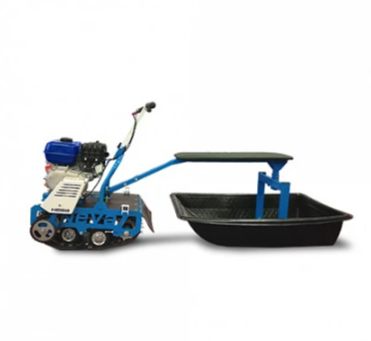 Мотобуксировщик НЕВА МС-1К с санями и сиденьем в Долгопрудном