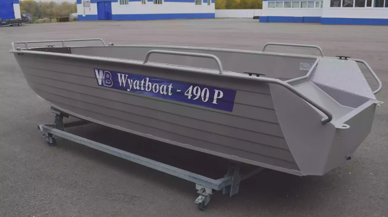 Алюминиевая лодка Wyatboat-490 P в Долгопрудном