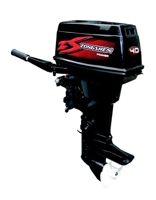 Лодочный мотор Zongshen T40 (+руль+пульт) в Долгопрудном