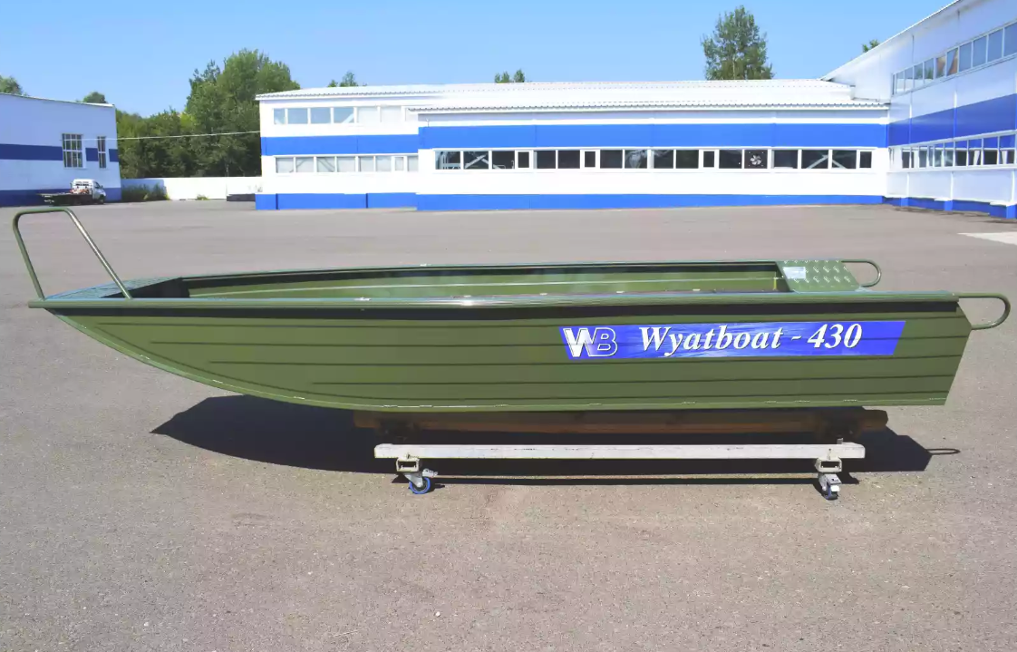 Алюминиевая лодка  Wyatboat-430 Master Fish в Долгопрудном