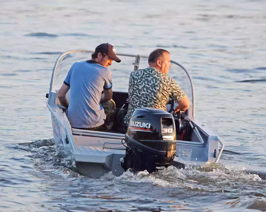 Алюминиевая лодка Wyatboat-390 DCM в Долгопрудном