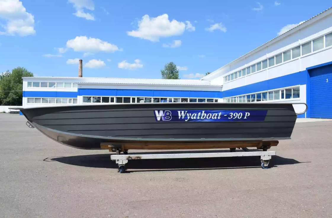 Алюминиевая лодка Wyatboat-390Р Fish в Долгопрудном