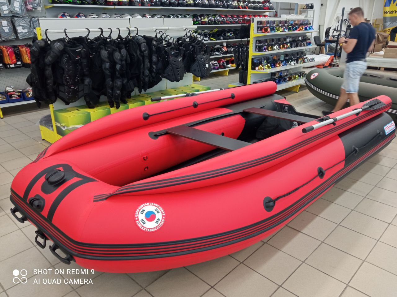 Лодка MISHIMO RIVER FJET PRO 430  под водомет в Долгопрудном