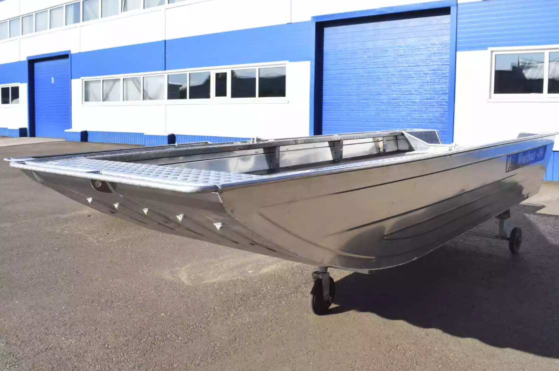 Алюминиевая лодка Wyatboat-490 Jonboat в Долгопрудном