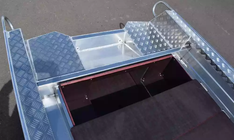 Алюминиевая лодка Wyatboat-390Р Fish в Долгопрудном