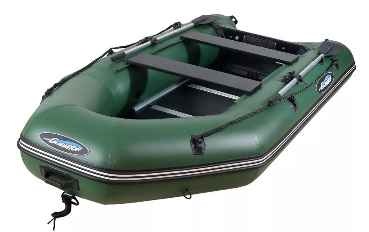 МОТОРНО-ГРЕБНАЯ ЛОДКА ПВХ GLADIATOR A 280 ТК С ФАНЕРНЫМ ДНОМ в Долгопрудном
