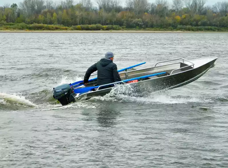 Алюминиевая лодка Wyatboat-390 M в Долгопрудном