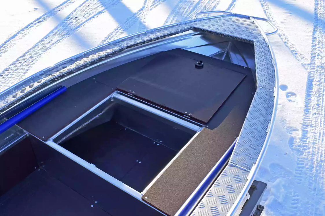 Алюминиевая лодка Wyatboat-370 Р FISH в Долгопрудном