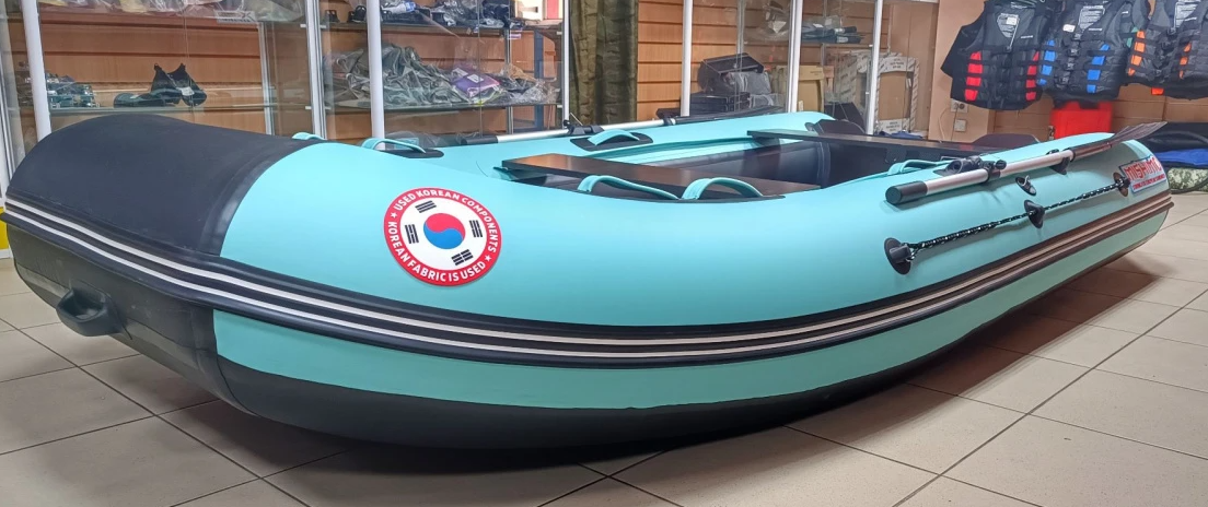 КОМПЛЕКТ ЛОДКА MISHIMO LITE 350 + МОТОР 9,8 Л.С. в Долгопрудном