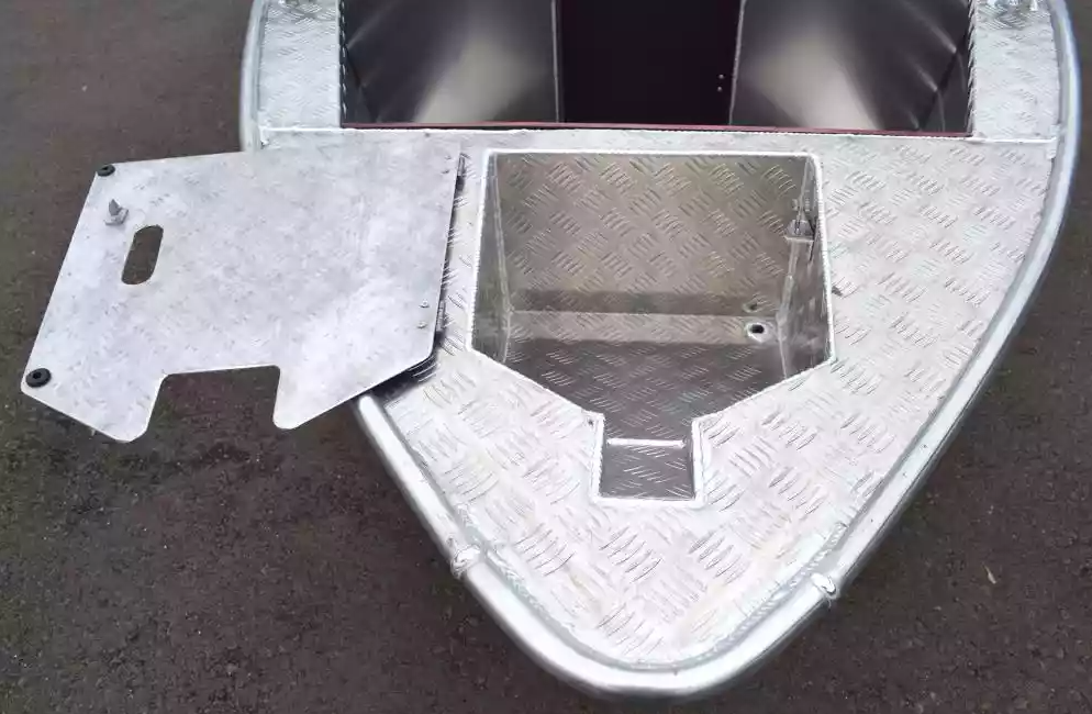 Алюминиевая лодка Wyatboat-390 DCM Увеличенный борт в Долгопрудном