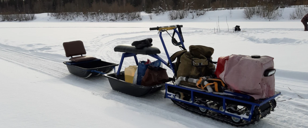 Мотобуксировщик Альбатрос-L 6.5 с фарой в Долгопрудном