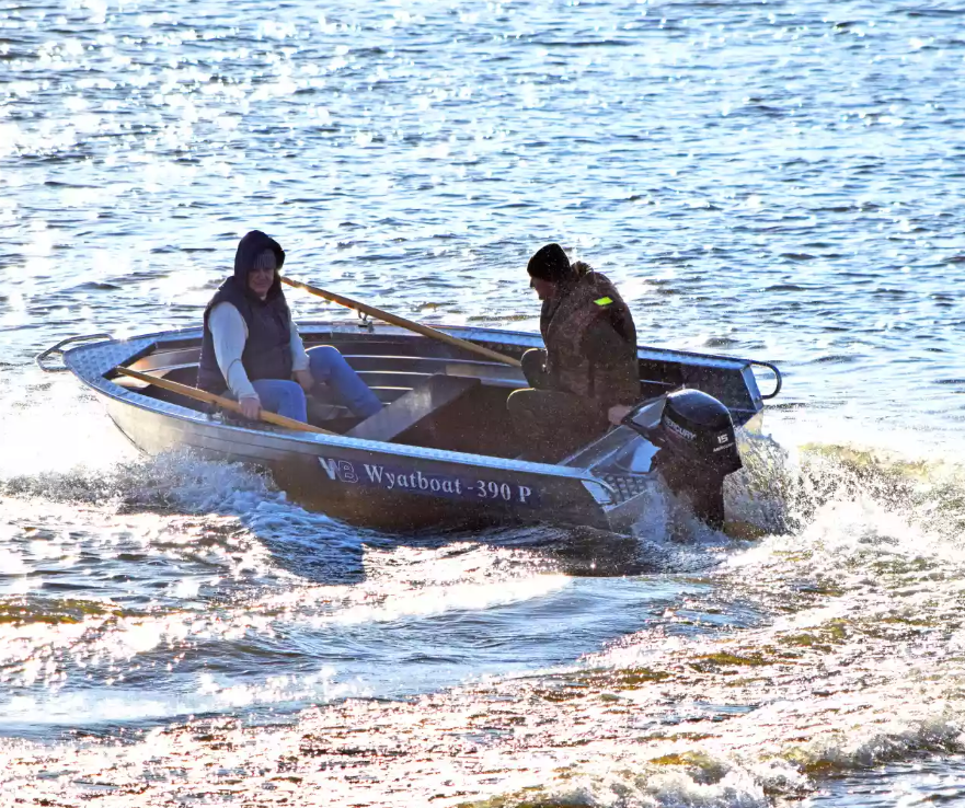 Алюминиевая лодка Wyatboat-390 P в Долгопрудном