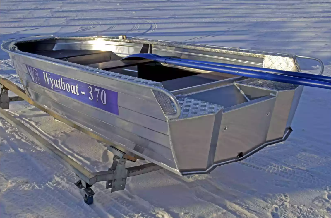 Алюминиевая лодка Wyatboat-370 Р в Долгопрудном