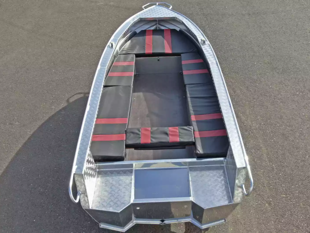 Алюминиевая лодка Wyatboat-390РМ увеличенный борт в Долгопрудном