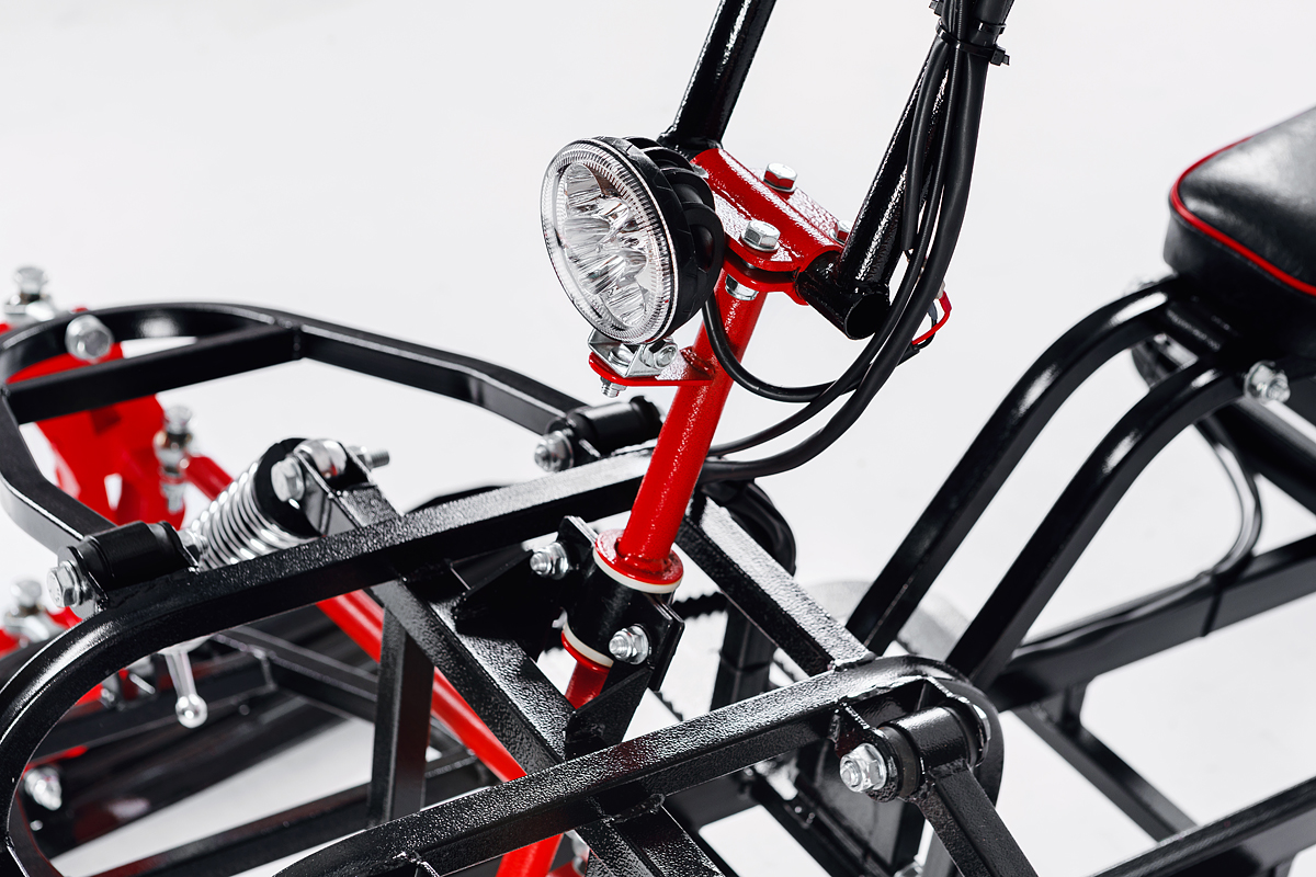 Лыжный модуль IKUDZO TERRAIN с подогревом ручек металлические лыжи в Долгопрудном