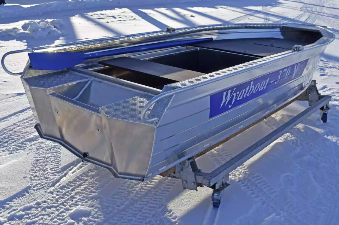 Алюминиевая лодка Wyatboat-370 Р FISH в Долгопрудном