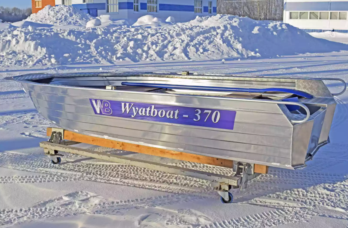 Алюминиевая лодка Wyatboat-370 Р FISH в Долгопрудном